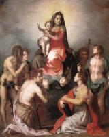 Andrea del Sarto - Madonna in Glory and Saints